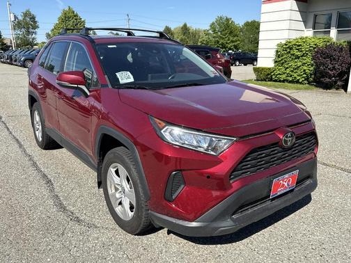 Red 2019 Toyota RAV4 XLE