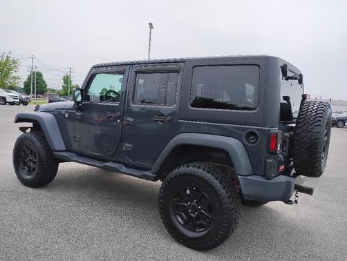 Gray 2017 Jeep Wrangler Unlimited Sport