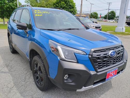 Geyser Blue 2022 Subaru Forester Wilderness