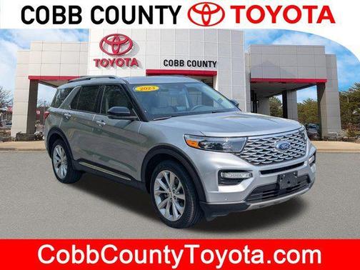 Iconic Silver Metallic 2023 Ford Explorer Platinum