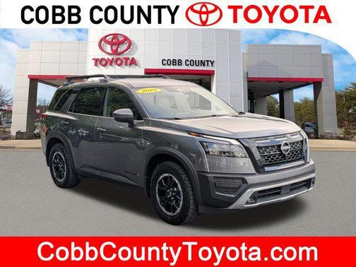 Gun Metallic 2025 Nissan Pathfinder Rock Creek 4WD