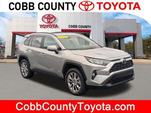 Silver Sky Metallic 2020 Toyota RAV4 XLE Premium
