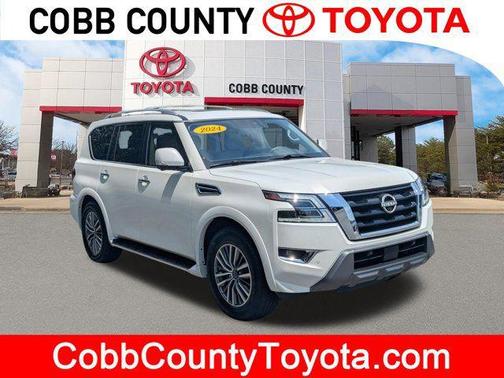 Aspen White Tricoat 2024 Nissan Armada SL 4WD
