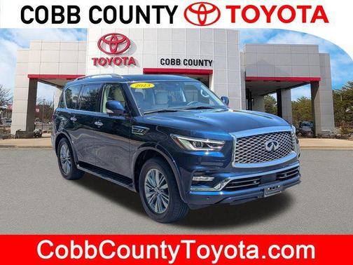 Hermosa Blue 2023 INFINITI QX80 Luxe