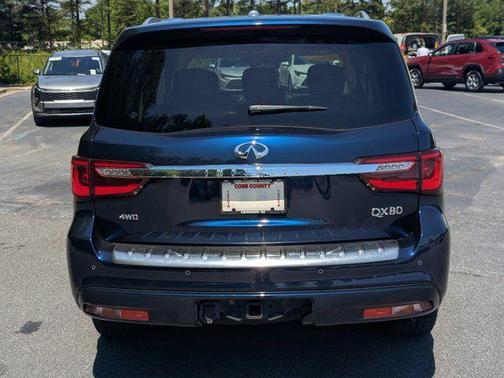 Hermosa Blue 2023 INFINITI QX80 Luxe