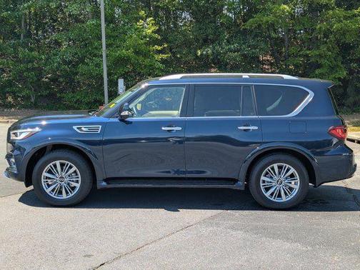 Hermosa Blue 2023 INFINITI QX80 Luxe