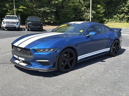 Atlas Blue Metallic 2024 Ford Mustang EcoBoost