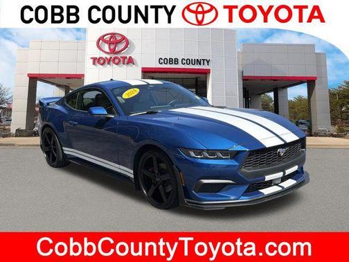 Atlas Blue Metallic 2024 Ford Mustang EcoBoost