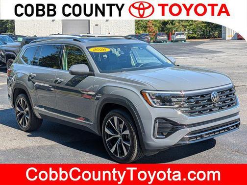 Pure Gray 2026 Volkswagen Atlas 2.0T SEL Premium R-Line 4MOTION