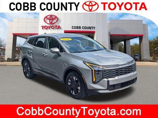 Gray 2026 Kia Sportage Hybrid LX