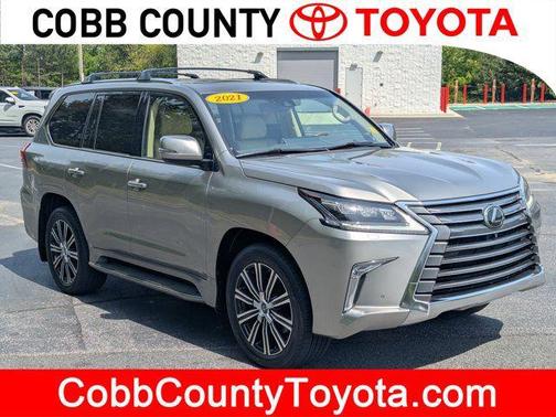 Atomic Silver 2021 Lexus LX 570 Three-Row