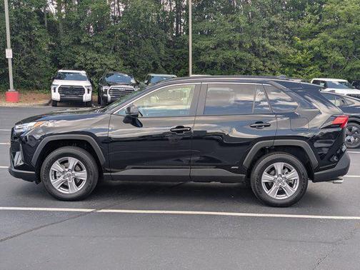 Midnight Black Metallic 2025 Toyota RAV4 Hybrid LE
