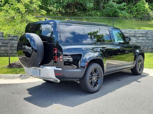 Santorini Black 2025 Land Rover Defender P400 S