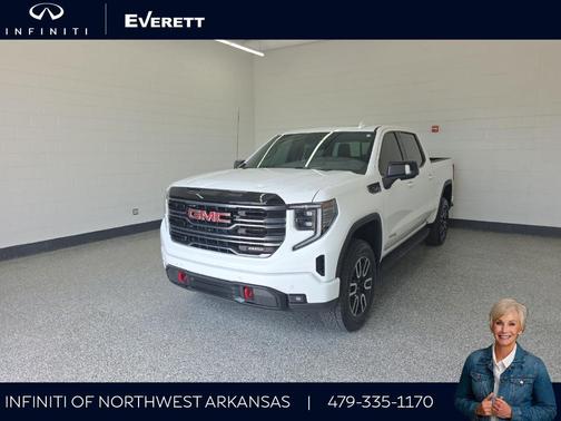 Summit White 2025 GMC Sierra 1500 AT4