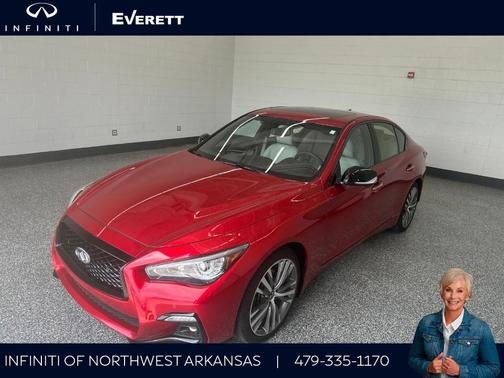 Dynamic Sunstone Red 2023 INFINITI Q50 SENSORY