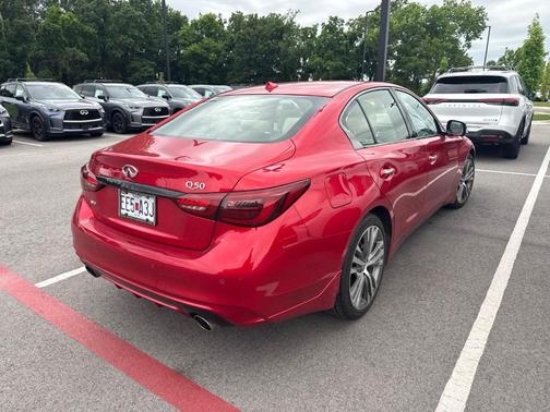 Dynamic Sunstone Red 2023 INFINITI Q50 SENSORY