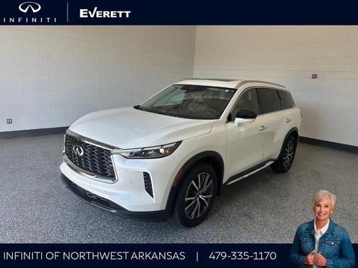 Majestic White 2023 INFINITI QX60 SENSORY