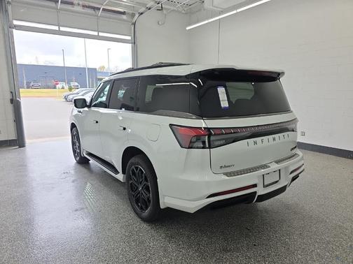 Radiant White 2026 INFINITI QX80 SPORT