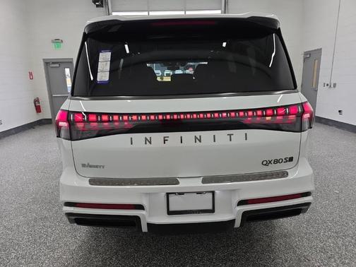 Radiant White 2026 INFINITI QX80 SPORT