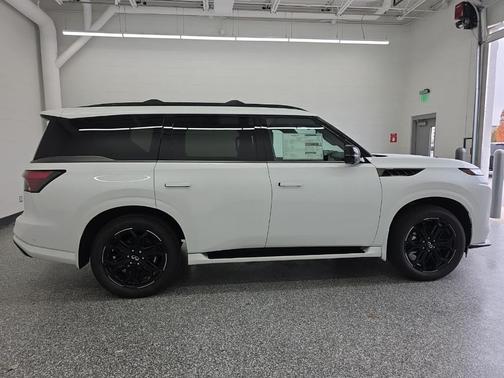 Radiant White 2026 INFINITI QX80 SPORT