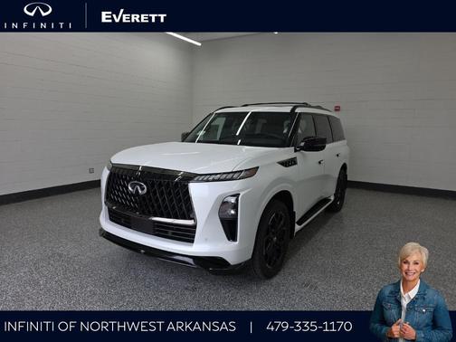 Radiant White 2026 INFINITI QX80 SPORT