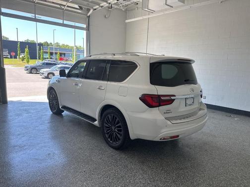 Moonstone White 2023 INFINITI QX80 SENSORY