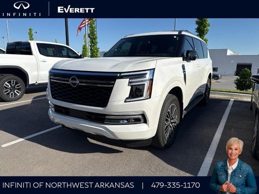 Aspen White 2025 Nissan Armada SL