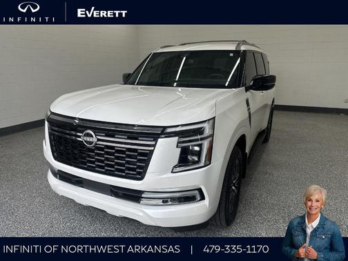 Aspen White 2025 Nissan Armada SL