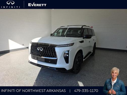Radiant White 2026 INFINITI QX80 SPORT