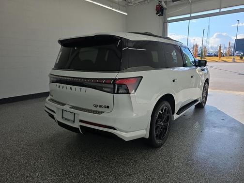 Radiant White 2026 INFINITI QX80 SPORT