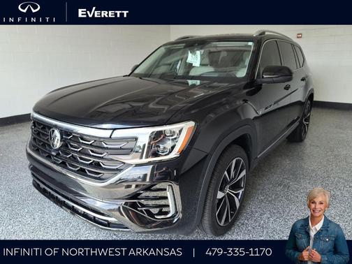Deep Black Pearl Effect 2025 Volkswagen Atlas 2.0T SEL Premium R-Line