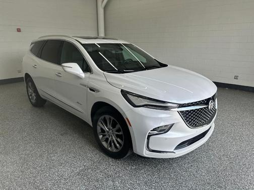 White Frost Tri-Coat 2023 Buick Enclave Avenir