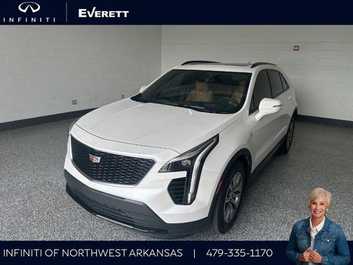 Crystal White Tri-Coat 2023 Cadillac XT4 Sport