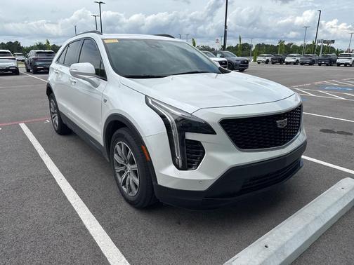 Crystal White Tri-Coat 2023 Cadillac XT4 Sport