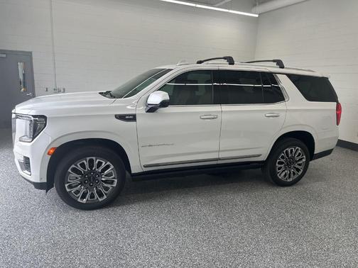 White Frost Tri-Coat 2024 GMC Yukon Denali Ultimate
