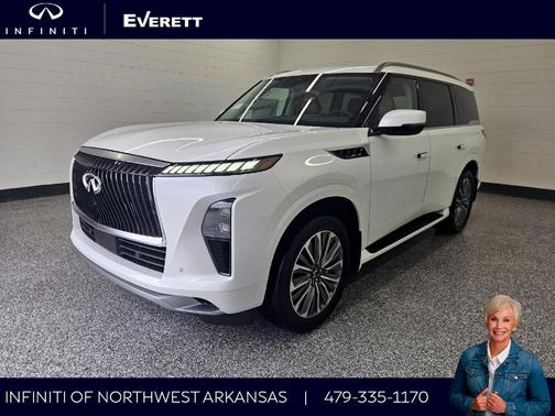 Radiant White 2027 INFINITI QX80 Luxe