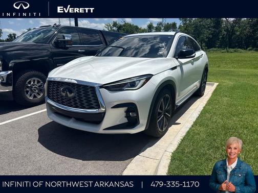 Radiant White 2023 INFINITI QX55 LUXE