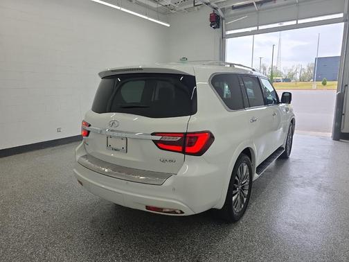 Moonstone White 2018 INFINITI QX80 Base