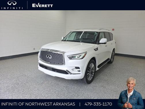 Moonstone White 2018 INFINITI QX80 Base