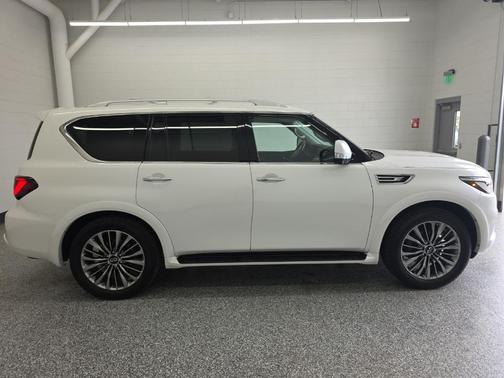 Moonstone White 2018 INFINITI QX80 Base