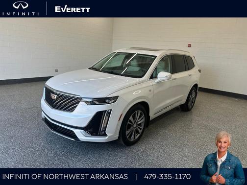 Crystal White Tri-Coat 2020 Cadillac XT6 Premium Luxury FWD