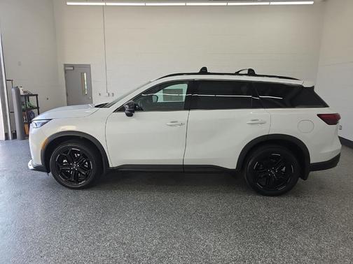 Radiant White 2026 INFINITI QX60 SPORT