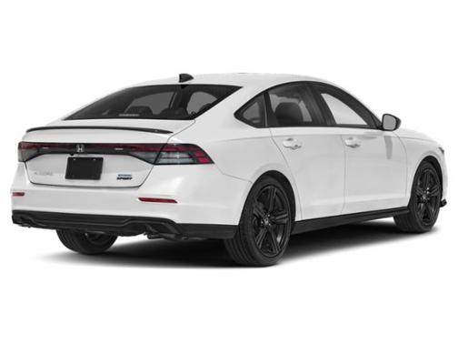 Platinum White Pearl 2025 Honda Accord Hybrid Sport-L