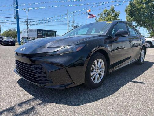 Midnight Black Metallic 2025 Toyota Camry XLE