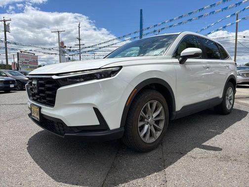 Platinum White Pearl 2025 Honda CR-V EX AWD