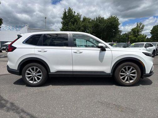 Platinum White Pearl 2025 Honda CR-V EX AWD