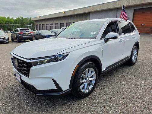 Platinum White Pearl 2025 Honda CR-V EX AWD