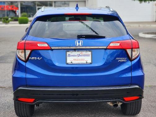 Aegean Blue Metallic 2021 Honda HR-V AWD Sport