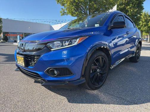 Aegean Blue Metallic 2021 Honda HR-V AWD Sport