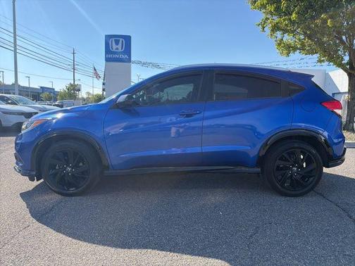 Aegean Blue Metallic 2021 Honda HR-V AWD Sport